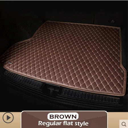 Premium Leather Trunk Mat for Tesla Model 3 (2019β2024) β Waterproof Cargo Liner & Interior Protection