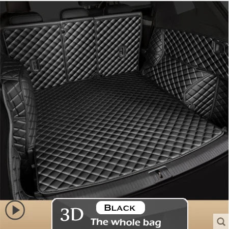 Premium Leather Trunk Mat for Tesla Model 3 (2019β2024) β Waterproof Cargo Liner & Interior Protection