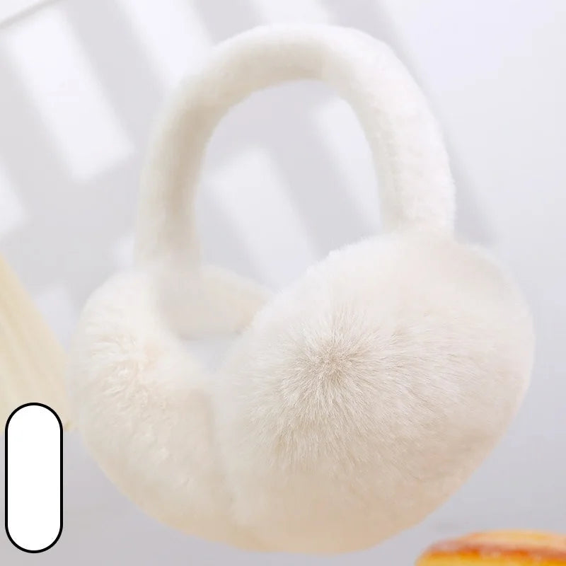 Winter Plush Ear Muffs – Soft Fleece Ear Warmers for Men & Women, Windproof Cold Weather Outdoor Ear Covers