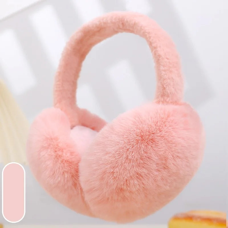 Winter Plush Ear Muffs – Soft Fleece Ear Warmers for Men & Women, Windproof Cold Weather Outdoor Ear Covers