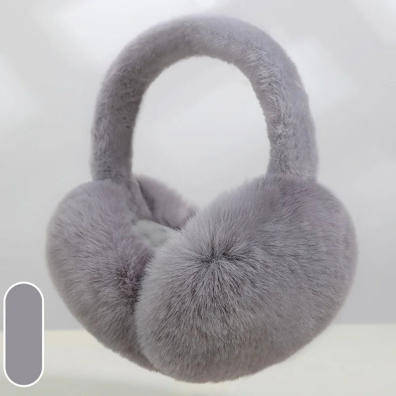Winter Plush Ear Muffs – Soft Fleece Ear Warmers for Men & Women, Windproof Cold Weather Outdoor Ear Covers