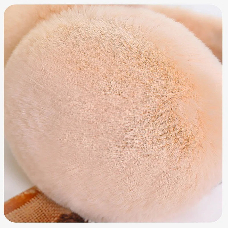 Winter Plush Ear Muffs – Soft Fleece Ear Warmers for Men & Women, Windproof Cold Weather Outdoor Ear Covers