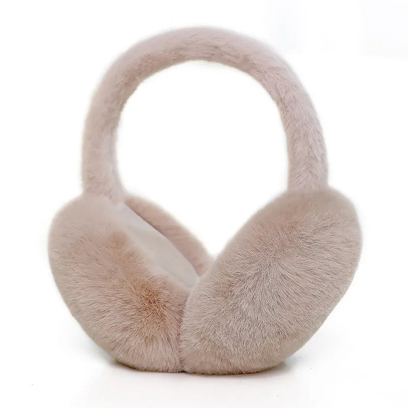 Winter Plush Ear Muffs – Soft Fleece Ear Warmers for Men & Women, Windproof Cold Weather Outdoor Ear Covers