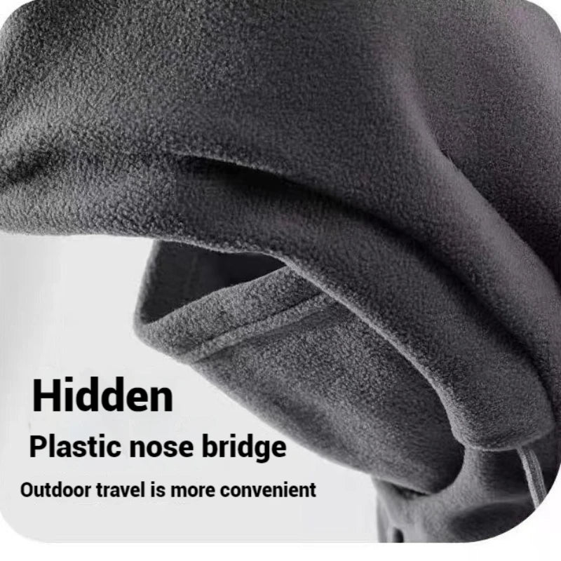 3-in-1 Winter Warm Hat with Mask & Neck Warmer β Windproof Thermal Balaclava for Men & Women