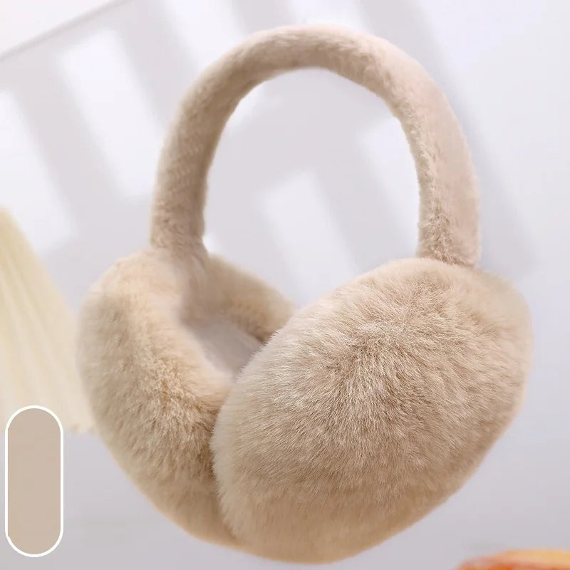 Winter Plush Ear Muffs – Soft Fleece Ear Warmers for Men & Women, Windproof Cold Weather Outdoor Ear Covers